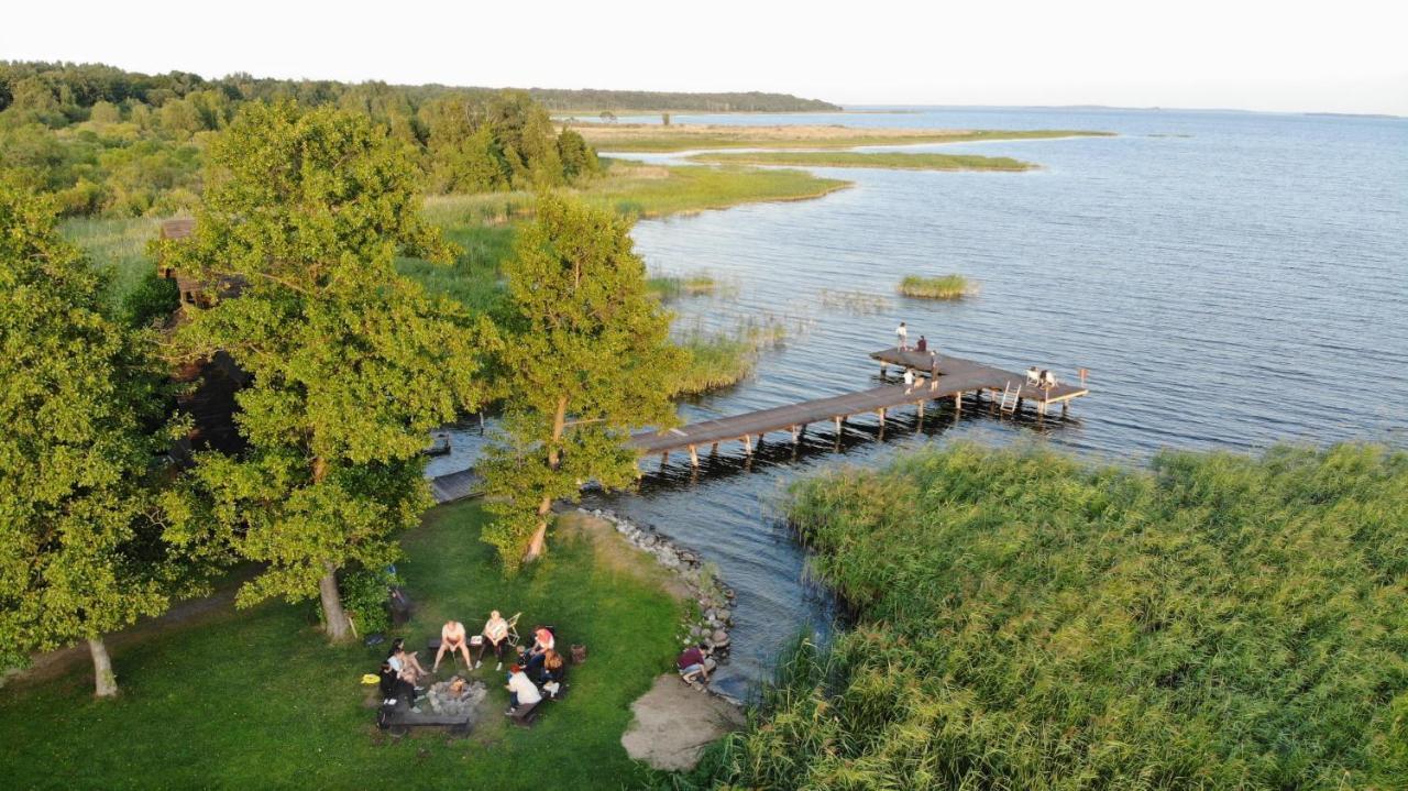 Folwark Luknajno Nad Jeziorem Sniardwy Gospoda Dziedzictwo Kulinarne Warmia-Mazury Mikołajki Extérieur photo